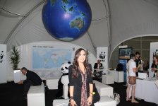 Вице-президент Фонда Гейдара Алиева Лейла Алиева выступила на пленарной сессии Всемирного конгресса парков (ФОТО)