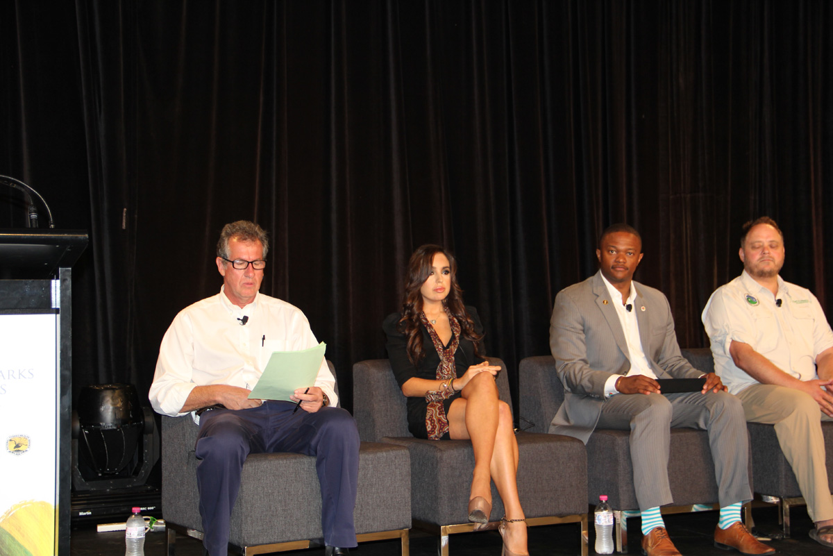 Вице-президент Фонда Гейдара Алиева Лейла Алиева выступила на пленарной сессии Всемирного конгресса парков (ФОТО)