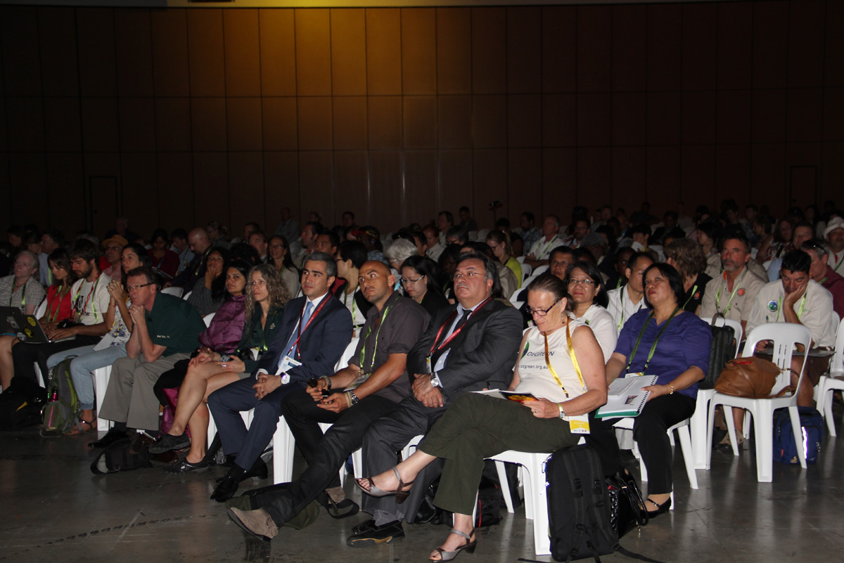 Вице-президент Фонда Гейдара Алиева Лейла Алиева выступила на пленарной сессии Всемирного конгресса парков (ФОТО)