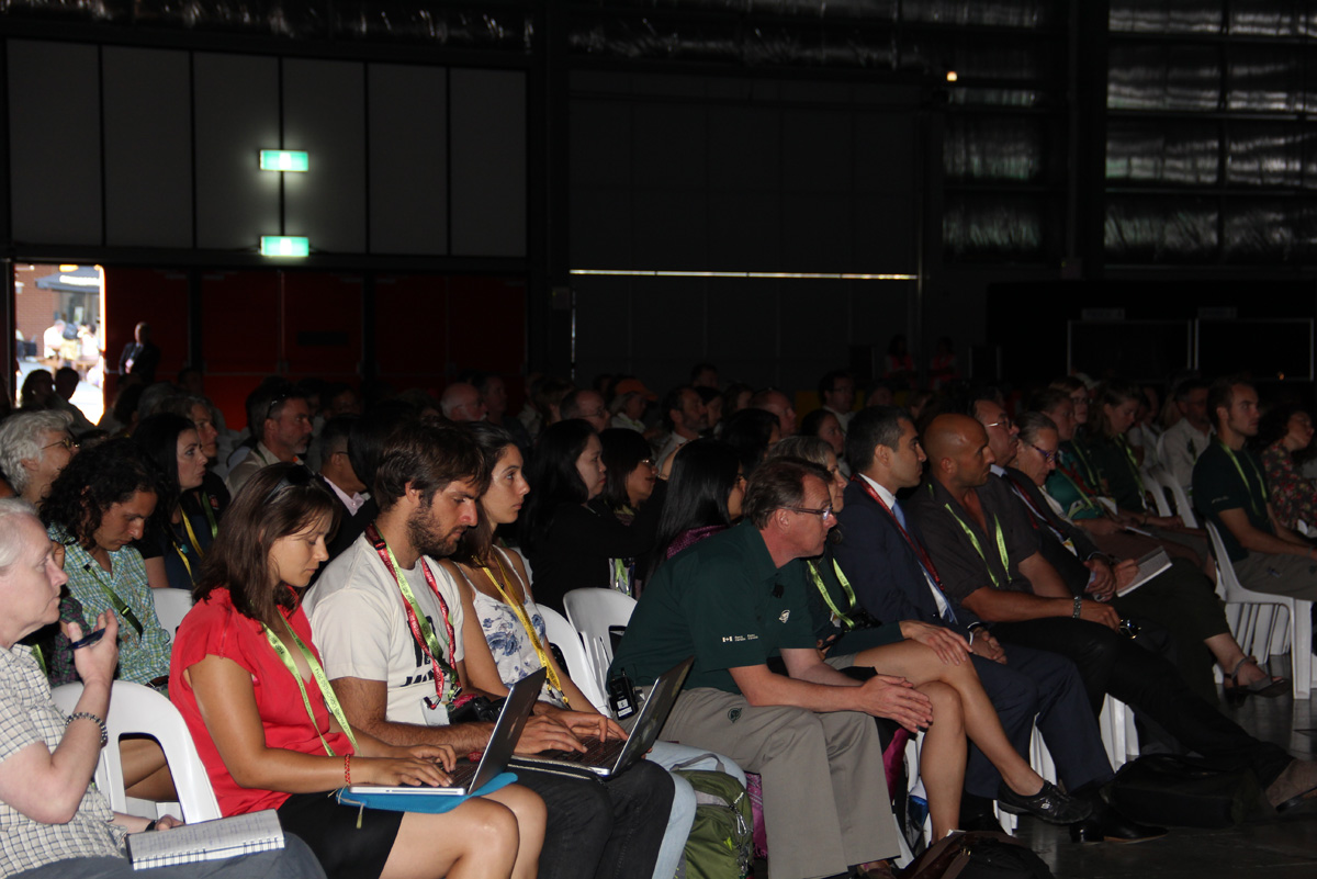 Вице-президент Фонда Гейдара Алиева Лейла Алиева выступила на пленарной сессии Всемирного конгресса парков (ФОТО)