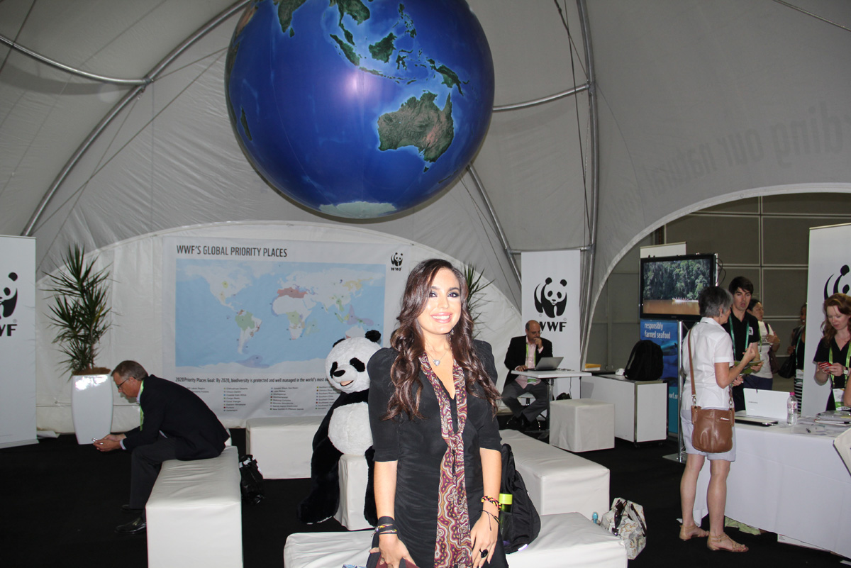 Вице-президент Фонда Гейдара Алиева Лейла Алиева выступила на пленарной сессии Всемирного конгресса парков (ФОТО)