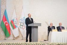 Президент Ильхам Алиев: Азербайджан делает многое для поощрения олимпийских ценностей (ФОТО)