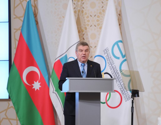 Президент Ильхам Алиев: Азербайджан делает многое для поощрения олимпийских ценностей (ФОТО)