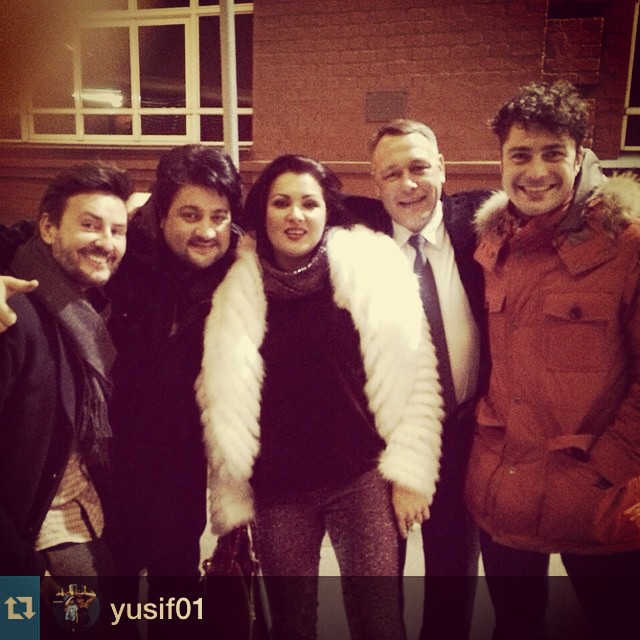 Анна Нетребко познакомила Юсифа Эйвазова с Басковым, Киркоровым и Малаховым (ФОТО)