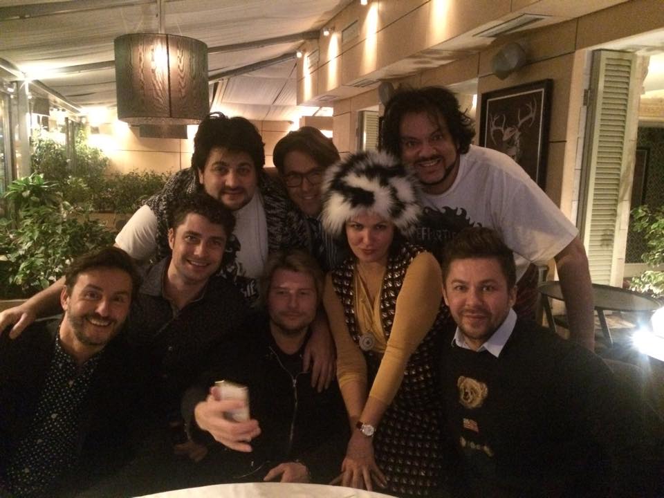 Анна Нетребко познакомила Юсифа Эйвазова с Басковым, Киркоровым и Малаховым (ФОТО)