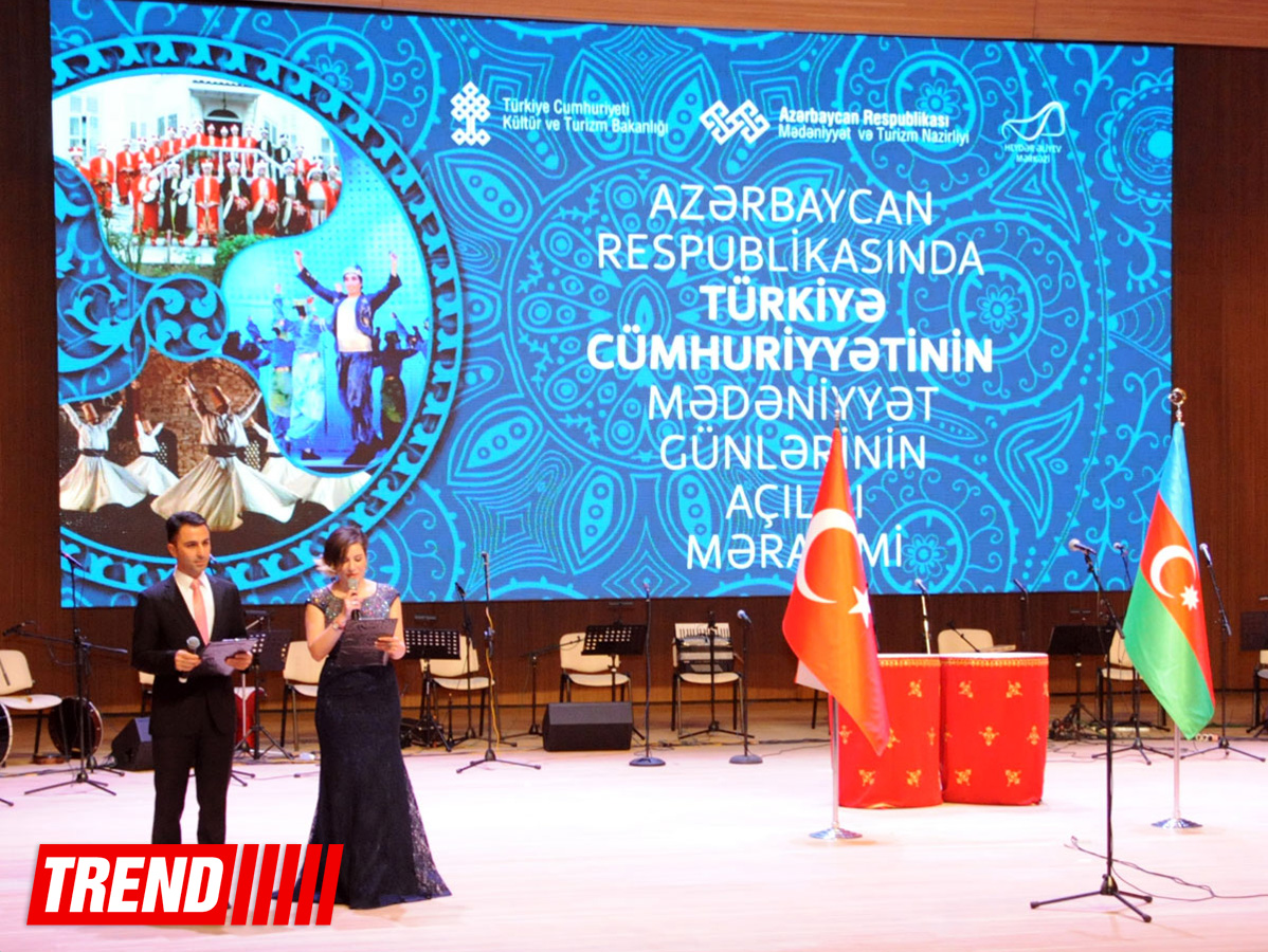 В Центре Гейдара Алиева состоялось торжественное открытие Дней культуры Турции (ФОТО)