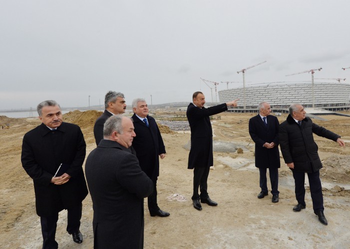 Президент Ильхам Алиев ознакомился с  ходом подготовительных работ к первым Европейским играм (ФОТО)