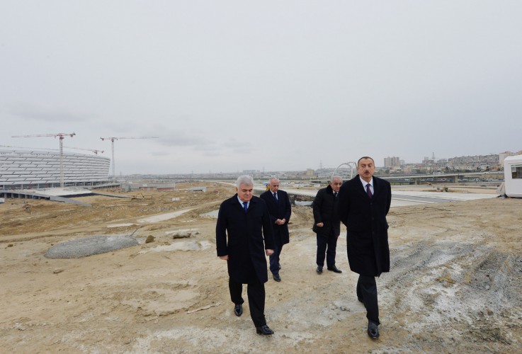 Президент Ильхам Алиев ознакомился с  ходом подготовительных работ к первым Европейским играм (ФОТО)