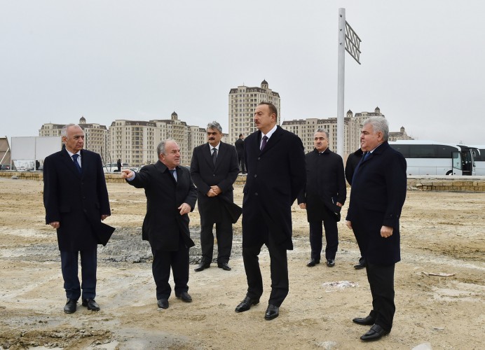 Президент Ильхам Алиев ознакомился с  ходом подготовительных работ к первым Европейским играм (ФОТО)