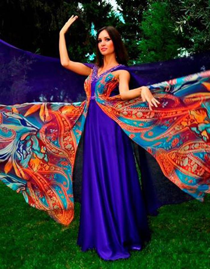 Модницы с удовольствием носят кялагаи, оставаясь загадочными восточными красавицами - Фахрия Халафова (ФОТО)