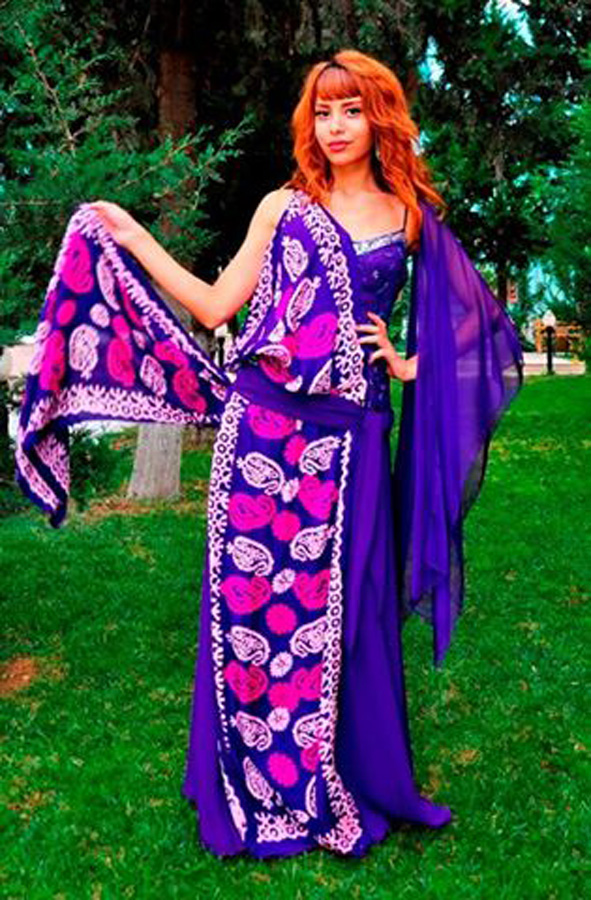 Модницы с удовольствием носят кялагаи, оставаясь загадочными восточными красавицами - Фахрия Халафова (ФОТО)