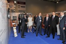Президент Азербайджана принял участие в открытии выставки "Bakutel-2014"  (ФОТО)