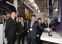 Президент Азербайджана принял участие в открытии выставки "Bakutel-2014"  (ФОТО)