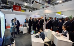 Президент Азербайджана принял участие в открытии выставки "Bakutel-2014"  (ФОТО)