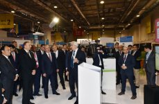 Президент Азербайджана принял участие в открытии выставки "Bakutel-2014"  (ФОТО)
