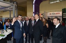 Президент Азербайджана принял участие в открытии выставки "Bakutel-2014"  (ФОТО)