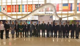 Президент Азербайджана принял участие в открытии выставки "Bakutel-2014"  (ФОТО)