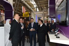 Президент Азербайджана принял участие в открытии выставки "Bakutel-2014"  (ФОТО)