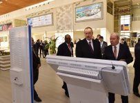 Президент Азербайджана принял участие в открытии выставки "Bakutel-2014"  (ФОТО)
