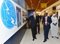 Президент Азербайджана принял участие в открытии выставки "Bakutel-2014"  (ФОТО)