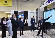 Президент Азербайджана принял участие в открытии выставки "Bakutel-2014"  (ФОТО)