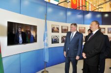 Президент Азербайджана принял участие в открытии выставки "Bakutel-2014"  (ФОТО)