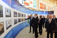 Президент Азербайджана принял участие в открытии выставки "Bakutel-2014"  (ФОТО)
