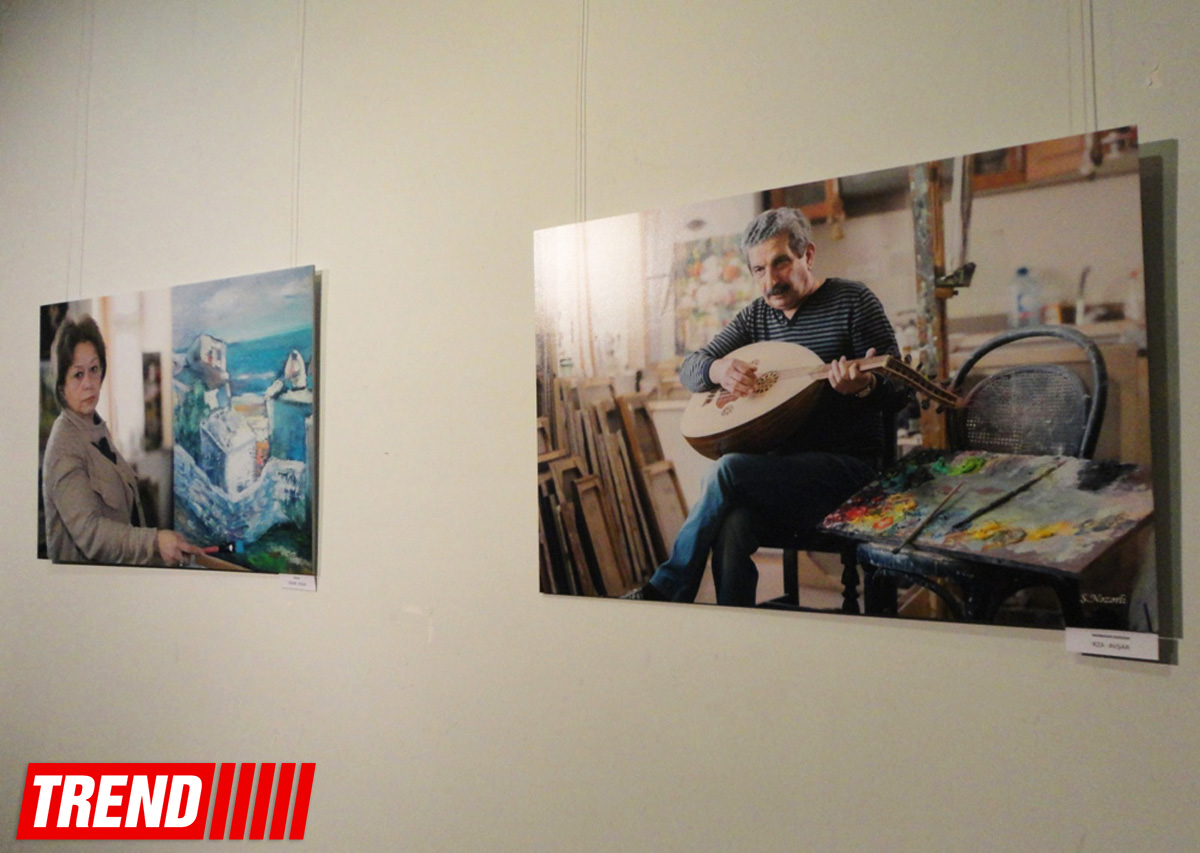 "Фотопортреты азербайджанских художников" в работах Ширмамеда Назарли (ФОТО)