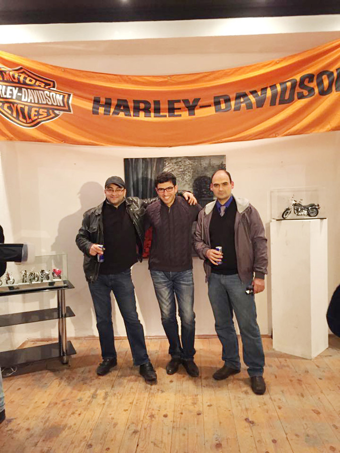 В Баку открылась выставка синтеза живописи и мотоциклов "Art & Motorcycles" (ФОТО)