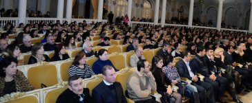 В Азербайджанской филармонии почтили память общенационального лидера Гейдара Алиева (ФОТО)