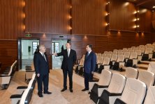 Ильхам Алиев ознакомился с условиями, созданными в реконструированном Сабирабадском районном доме культуры (ФОТО)