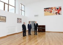 Ильхам Алиев ознакомился с условиями, созданными в реконструированном Сабирабадском районном доме культуры (ФОТО)