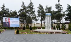 Президент Ильхам Алиев принял участие в церемонии подачи питьевой воды в город Сабирабад
