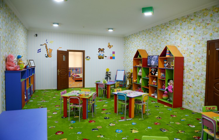 В Сабирабаде открыт детский сад, построенный по инициативе Фонда Гейдара Алиева (ФОТО)