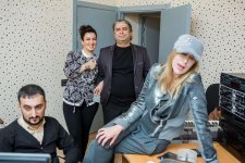 В Баку открылся Творческий центр VIP Recording studio с участием итальянской певицы In-Grid (ФОТО)