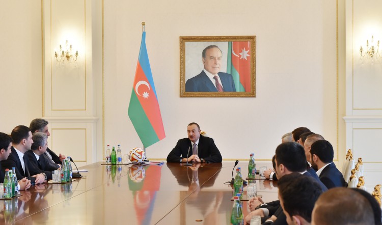 Президент Ильхам Алиев: Гол, забитый «Карабахом» в матче с «Интером», не был засчитан в результате непрофессионализма, или же предвзятой позиции судейской бригады (ФОТО)