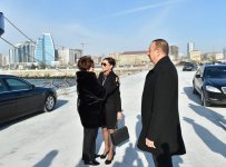 Президент Азербайджана и его супруга приняли участие в церемонии сдачи в эксплуатацию корабля «Муслим Магомаев» (версия 2) (ФОТО)