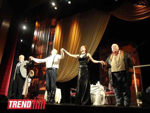 Александр Пашутин, Вячеслав Невинный и Александр Семчев в Баку - "Руководство для желающих жениться" (ФОТО)