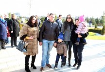 Вице-президент Фонда Гейдара Алиева Лейла Алиева и гости из России побывали в Гяндже (ФОТО)