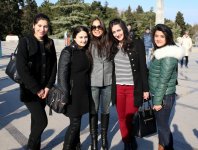 Вице-президент Фонда Гейдара Алиева Лейла Алиева и гости из России побывали в Гяндже (ФОТО)