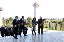 Вице-президент Фонда Гейдара Алиева Лейла Алиева и гости из России побывали в Гяндже (ФОТО)