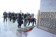 Вице-президент Фонда Гейдара Алиева Лейла Алиева и гости из России побывали в Гяндже (ФОТО)