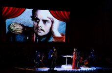 Первая леди Азербайджана присутствовала на музыкальном вечере, посвященном 200-летию со дня рождения Михаила Лермонтова (ФОТО)