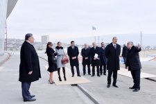 Президент Азербайджана и его супруга ознакомились с ходом строительства ряда объектов в Баку (ФОТО)