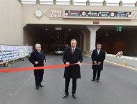 Президент Ильхам Алиев принял участие в открытии проспекта Зии Буниятова в Баку (ФОТО)