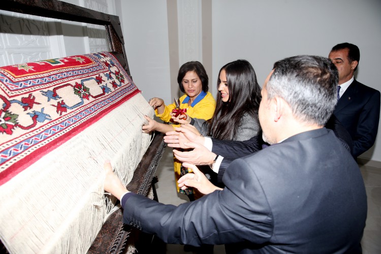 Вице-президент Фонда Гейдара Алиева Лейла Алиева и гости из России побывали в Гяндже (ФОТО)