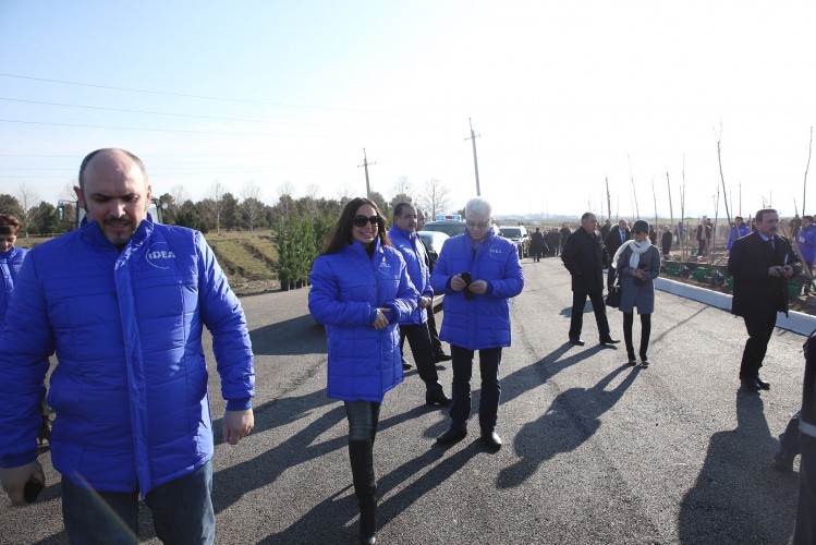 Вице-президент Фонда Гейдара Алиева Лейла Алиева и гости из России побывали в Гяндже (ФОТО)