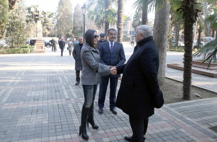 Вице-президент Фонда Гейдара Алиева Лейла Алиева и гости из России побывали в Гяндже (ФОТО)