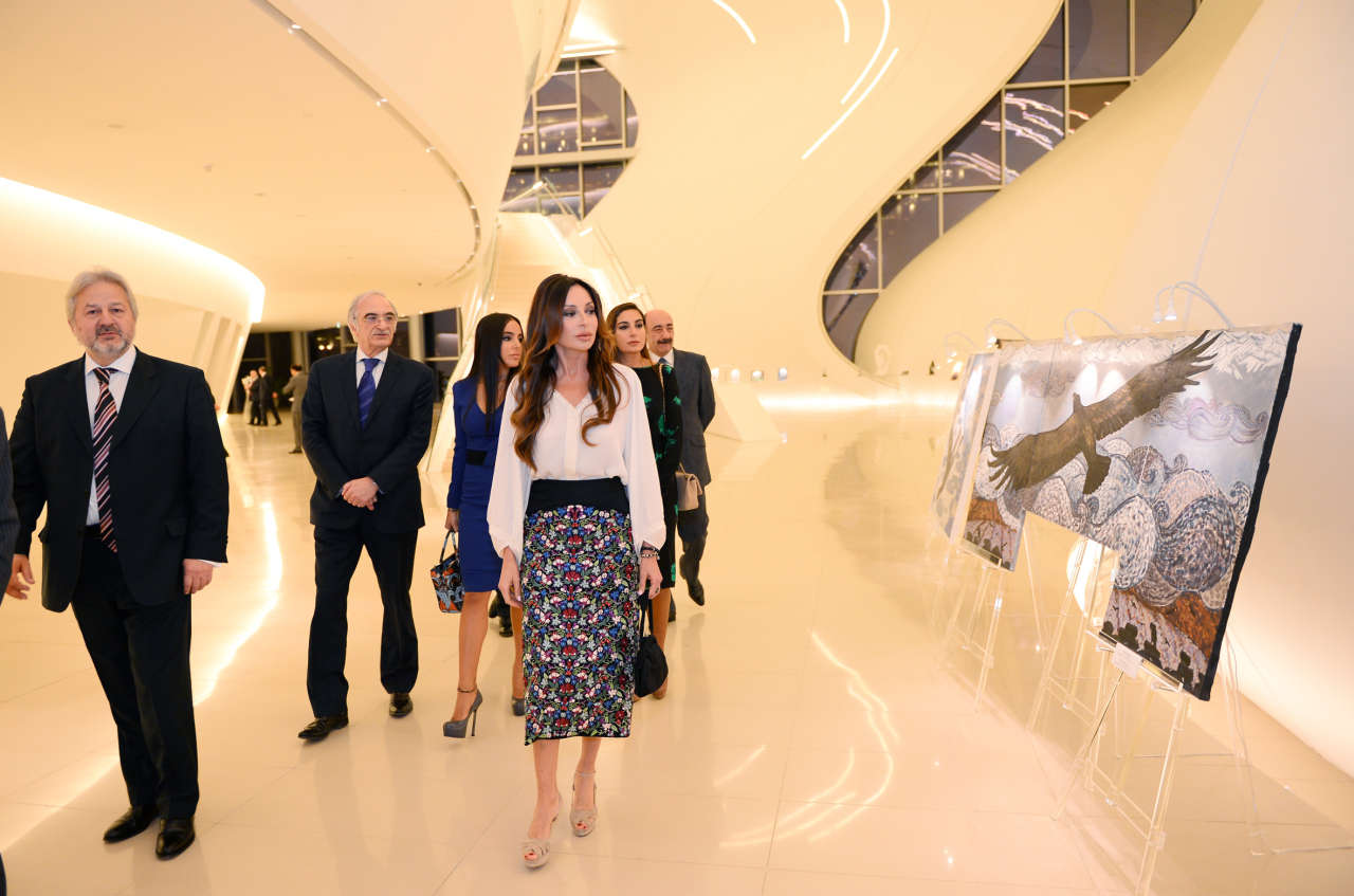 Первая леди Азербайджана присутствовала на музыкальном вечере, посвященном 200-летию со дня рождения Михаила Лермонтова (ФОТО)