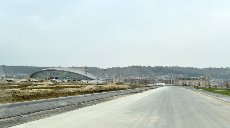 Президент Азербайджана и его супруга ознакомились с ходом строительства ряда объектов в Баку (ФОТО)